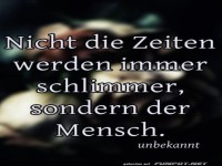 Nachdenkliches Zitat ber die Menschheit