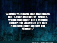 Lustige Nachbarschaftssituation