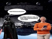 Raumschiff-berraschung mit Vader