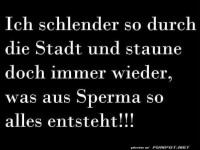 Nachdenkliches Stadt-Bummeln