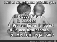 Geht es deinen Freund schlecht