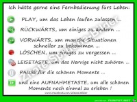 Ich haette gerne eine Fernbedienung