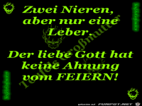 Keine Ahnung vom Feiern