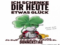 Schicke heute etwas Glueck