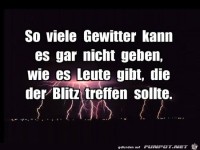so viele Gewitter...