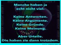 Manche haben ja echt nicht viel