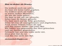 Blut ist dicker als Wasser
