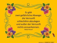 Es gibt zwei gefaehrliche Abwege