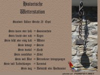 Wetterstation historisch
