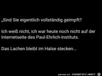 Man wei es nie so genau