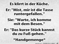 Es klirrt in der K�che