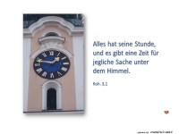 alles hat seine stunde