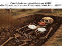 Arch�ologen entdecken Skelett aus 2025