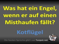 Witz �ber Engel und Misthaufen