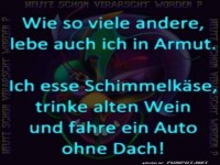 Humorvolle Betrachtung von Luxus