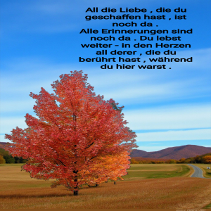 herz-Bild: all die liebe, die du geschaffen hast