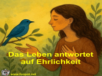Das Leben antwortet auf Ehrlichkeit