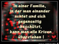 In einer Familie, in der man...