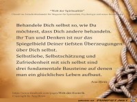 Behandle dich selbst so