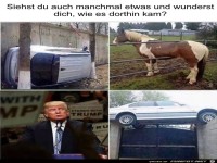 Wie ist das da hingekommen??