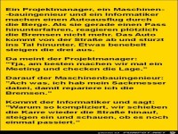 ein Projektmanager ,ein .......