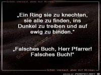 Ein Ring sie zu knechten