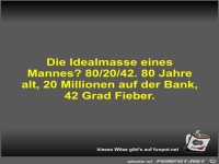 Die Idealmasse eines Mannes?