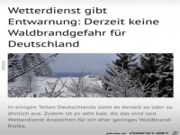 Wetterdienst gibt Entwarnung!.......