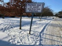 Nur ein wei� markierten Fl�chen parken