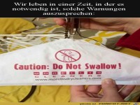 Auch noch fr den Dmmsten ein Warnhinweis