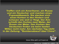 Treffen sich ein Amerikaner