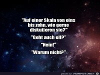 Diskussionsfreudig