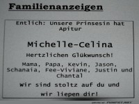 Familienanzeigen