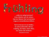 Fr�hling die Natur steht offen