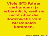 Viele GTI-Fahrer...