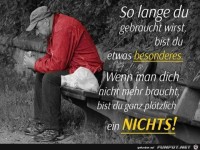 Solange du gebraucht wirst