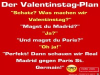 Der Valentinstag-Plan Real Madrid