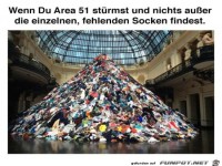 Da sind die einzelnen Socken