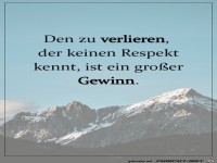 Um manche Leute ist es nicht schade