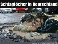 Schlagl�cher auf Deutschlands Stra�en