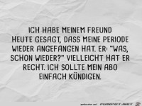 Abo k�ndigen