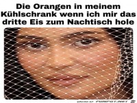 B�ser Blick der Orangen