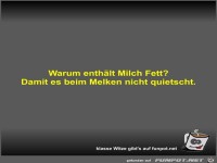 Warum enth�lt Milch Fett?