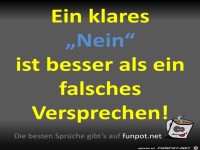 Ein klares Nein