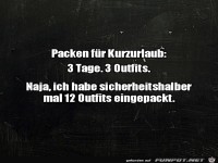 Packen fr den Kurzurlaub