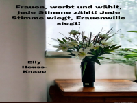 frauen, werbt und whlt