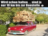 Abenteuerliche Frachtlieferung mit Stil