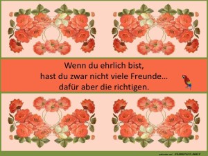 herz-Bild: Wenn du ehrlich bist