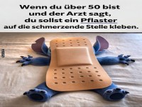 Der XXL-Pflaster-Witz