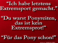 Extremsport im Pony-Format!